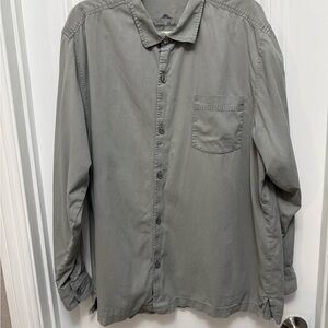 Tommy Bahama Island Men’s  XL Silk Blend Shirt Long Sleeve Beach Casual (7-12)